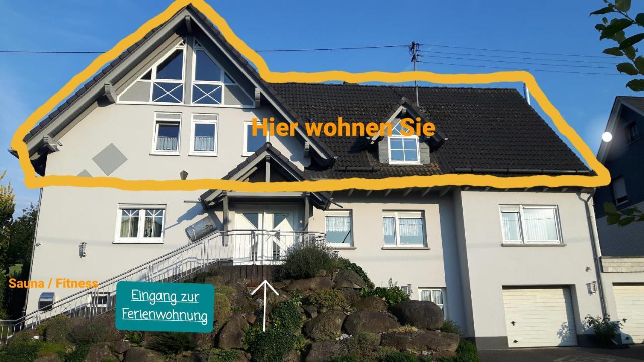 Ferienwohnung Fitness Entspannung Sauna Im Westerwald Derschen Eksteriør bilde